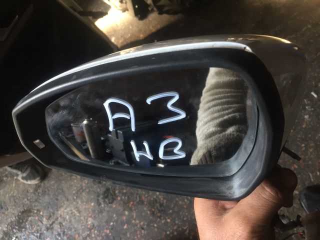 Audi A3 2013-2015 Hb Çıkma Yedek Sol Dikiz Ayna Beyaz